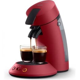 Máquina de café Expresso combinado Compatível com Nespresso Philips Senseo Original Plus CSA210/91 L - Vermelho