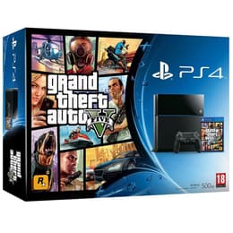 PlayStation 4 500GB - Preto + Grand Theft Auto V