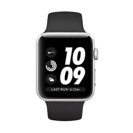 Apple Watch (Series 3) 2017 GPS 42 - Prateado - Circuito desportivo Preto