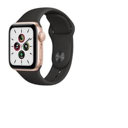 Apple Watch (Series SE) GPS 40 - Alumínio Dourado - Bracelete desportiva Preto