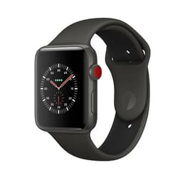 Apple Watch (Series 3) 2017 42 - Cerâmica Preto - Circuito desportivo Preto