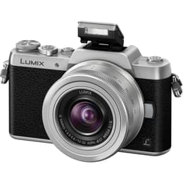 Panasonic Lumix G DMC-GF7 Híbrido 16,8 - Prateado/Preto