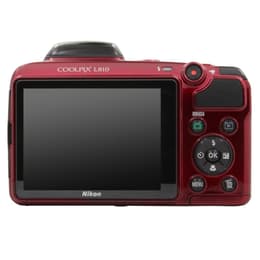 Nikon Coolpix L810 Compacto 16 - Vermelho