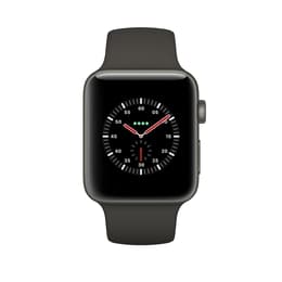 Apple Watch (Series 3) 2017 42 - Cerâmica Preto - Circuito desportivo Preto