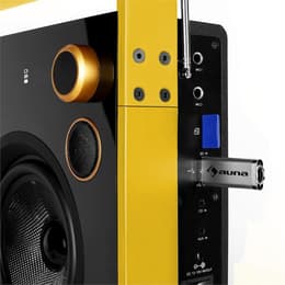 Auna Rocksteady Bluetooth Speakers - Amarelo