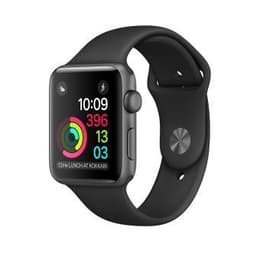 Apple Watch (Series 2) 2016 42 - Alumínio Cinzento sideral - Circuito desportivo Preto