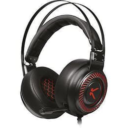 H21 Jogos Auscultador- com microfone - Preto/Vermelho