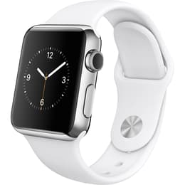 Apple Watch (Series 1) 42 - Aço inoxidável Prateado - Circuito desportivo