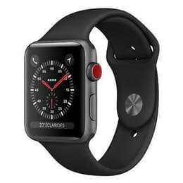 Apple Watch (Series 4) Setembro 2018 40 - Alumínio Cinzento sideral - Circuito desportivo Preto