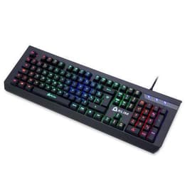 Klim Teclado AZERTY Francês Retro-iluminado Domination k851