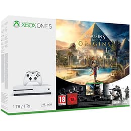 Xbox One S 1000GB - Branco + Assassin's Creed: Origins