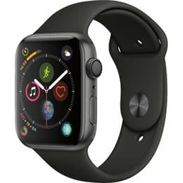 Apple Watch (Series 4) Setembro 2018 44 - Alumínio Cinzento sideral - Circuito desportivo Preto