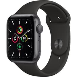 Apple Watch (Series SE) GPS 44 - Alumínio Cinzento sideral - Bracelete desportiva Preto