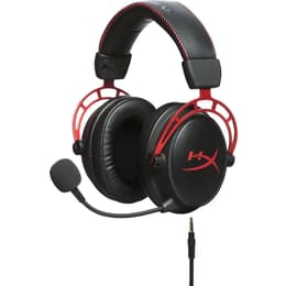 Cloud Alpha jogos Auscultador- com fios com microfone - Preto/Vermelho