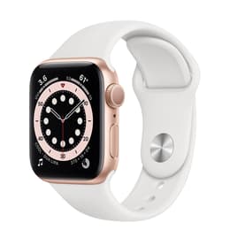 Apple Watch (Series 4) GPS 40 - Alumínio Dourado - Circuito desportivo Branco