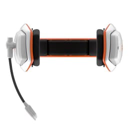 Katana HD 7.1 jogos Auscultador- com microfone - Branco/Laranja