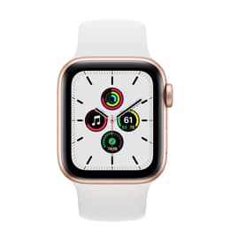 Apple Watch (Series 6) GPS 40 - Alumínio Dourado - Bracelete desportiva Branco