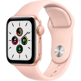 Apple Watch (Series SE) GPS 40 - Alumínio Dourado - Bracelete desportiva Rosa (Sand)