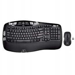 Logitech Teclado QWERTY Inglês (EUA) Sem fios MK550