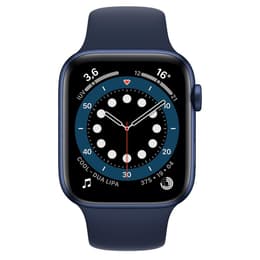 Apple Watch (Series 6) GPS + Celular 44 - Alumínio Azul - Bracelete desportiva Azul