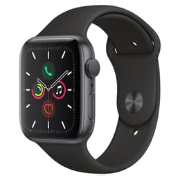 Apple Watch (Series 5) GPS + Celular 40 - Alumínio Cinzento sideral - Bracelete desportiva Preto