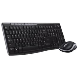 Logitech Teclado QWERTY Inglês (EUA) Sem fios MK270