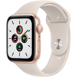 Apple Watch (Series SE) GPS 44 - Alumínio Dourado - Bracelete desportiva Luz das estrelas