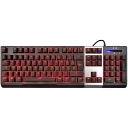 Skillkorp Teclado AZERTY Francês Retro-iluminado SKP K6
