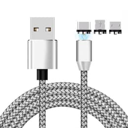 Carregador de Smartphone Shop-Story Magnetic Cable Silver