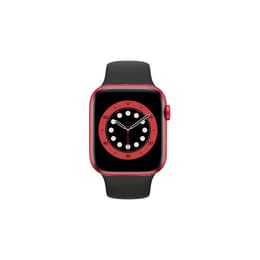 Apple Watch (Series 6) 2020 GPS + Celular 40 - Alumínio Vermelho - Bracelete desportiva Preto