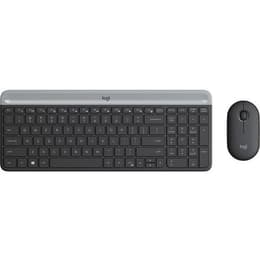 Logitech Teclado QWERTZ Alemão Sem fios MK470 Slim Combo