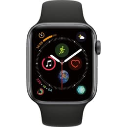 Apple Watch (Series 4) GPS + Celular 44 - Alumínio Cinzento sideral - Circuito desportivo Preto