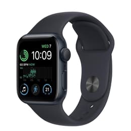 Apple Watch (Series SE) GPS 44 - Alumínio Preto - Bracelete desportiva Preto