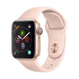 Apple Watch (Series 4) GPS 40 - Alumínio Dourado - Circuito desportivo Rosa