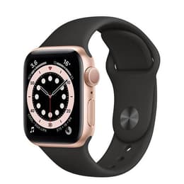 Apple Watch (Series 4) GPS + Celular 40 - Alumínio Dourado - Bracelete desportiva Preto