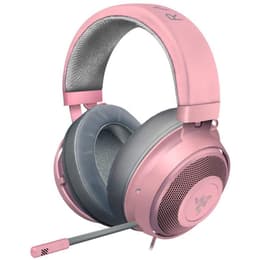 Kraken Pro V2 jogos Auscultador- com fios (sector) com microfone - Rosa/Cinzento
