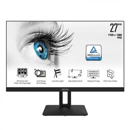 27-inch MSI PRO MP271P 1920 x 1080 LCD Monitor Preto