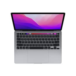 MacBook Pro 13" (2022) - M2 da Apple com CPU 8‑core e GPU 10-Core - 24GB RAM - SSD 512GB - Ecrã padrão - AZERTY - Francês