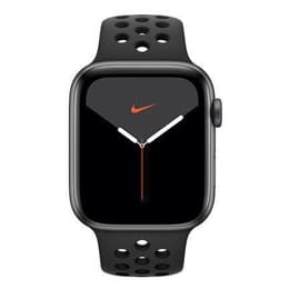 Apple Watch (Series 5) 2019 GPS 44 - Alumínio Cinzento sideral - Nike desportiva Preto