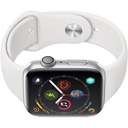 Apple Watch (Series 4) 2018 GPS 44 - Alumínio Prateado - Circuito desportivo Branco
