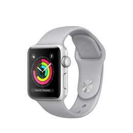 Apple Watch (Series 3) 2017 GPS 38 - Alumínio Prateado - Circuito desportivo Névoa