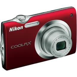 Compacto Coolpix S3000 - Vermelho + Nikon Nikon Nikkor 4x Wide Optical Zoom 27-108 mm f/3.2-5.9 f/3.2-5.9