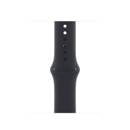 Apple Watch Series 7 (2021) GPS + Celular 45 mm - Aço inoxidável Dourado - Bracelete desportiva Preto