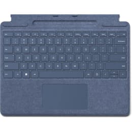 Microsoft Teclado QWERTY Inglês (Reino Unido) Sem fios Retro-iluminado Surface Pro X / Pro 8 / Pro 9 Type Cover