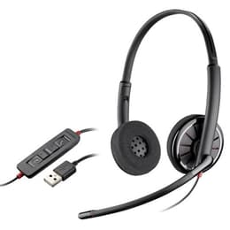 Blackwire C320M redutor de ruído Auscultador- com fios (sector) com microfone - Preto