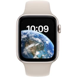 Apple Watch Series SE 2 (2022) GPS + Celular 44 mm - Alumínio Luz das estrelas - Bracelete desportiva Luz das estrelas