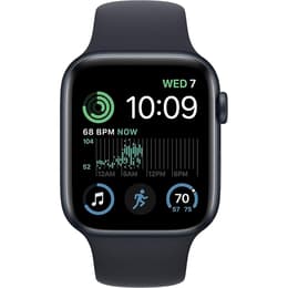 Apple Watch (Series SE) 2022 GPS 44 - Alumínio Meia-noite - Bracelete desportiva Midnight