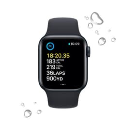 Apple Watch (Series SE) 2022 GPS 44 - Alumínio Meia-noite - Bracelete desportiva Midnight