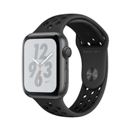 Apple Watch (Series 4) 2018 GPS 44 - Alumínio Cinzento sideral - Nike desportiva Preto