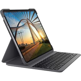 Logitech Teclado QWERTY Inglês (Reino Unido) Sem fios Retro-iluminado Slim Folio Pro for iPad Pro 12.9-inch